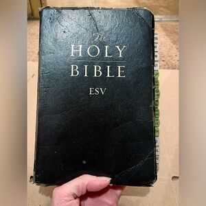 Black ESV Holy Bible - PreLoved